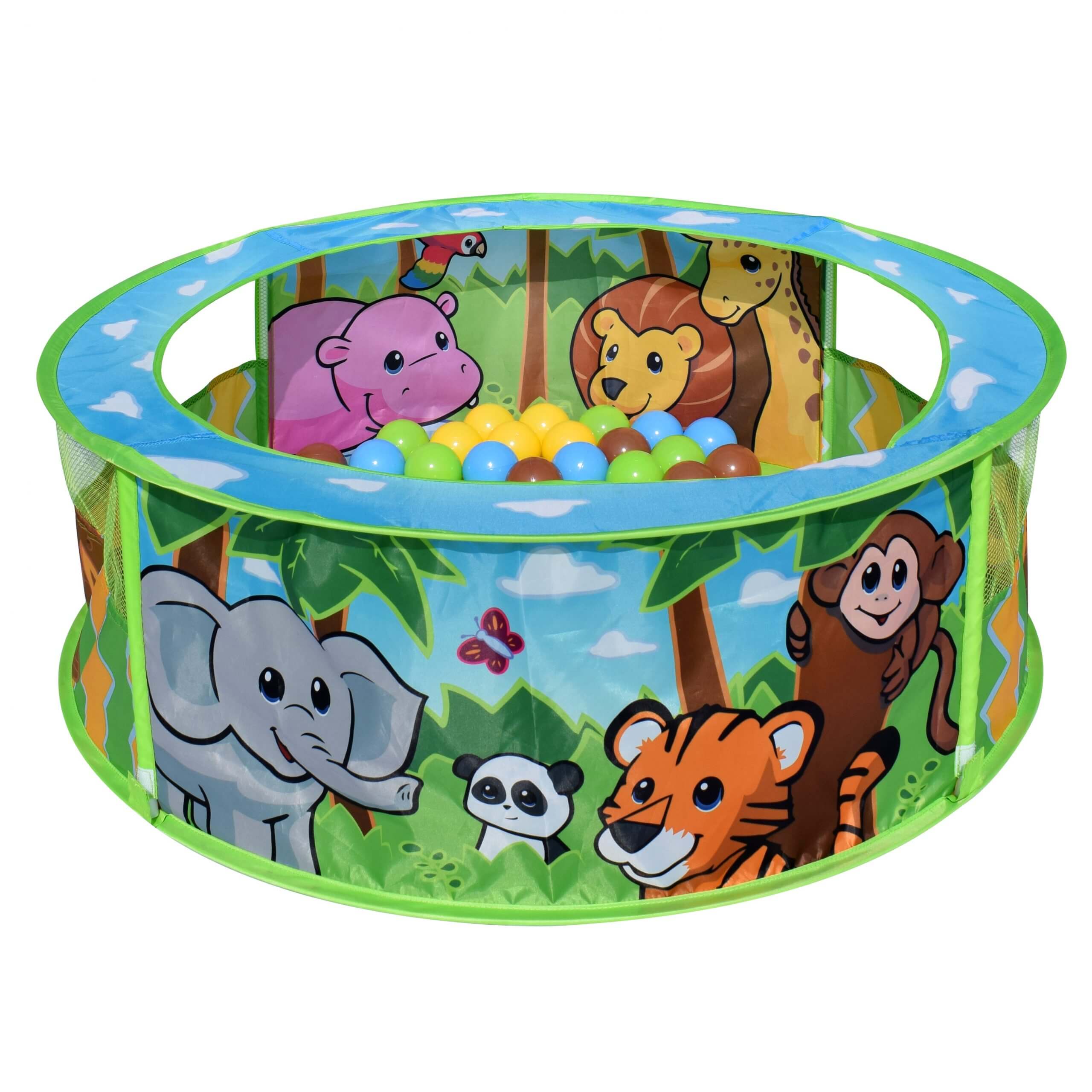 Zoo Adventure Pop-Up Ball Pit