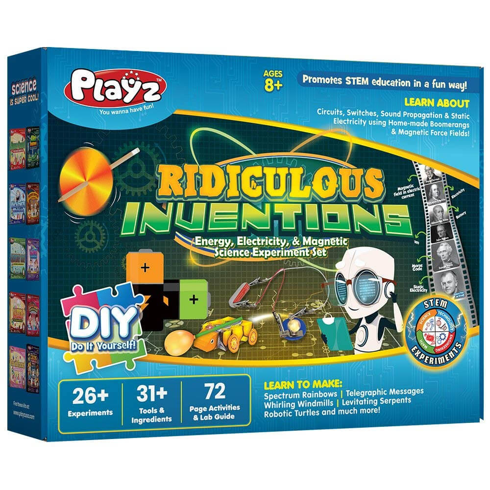 Playz Ridiculous Inventions Science Kit - Magnet Experiments