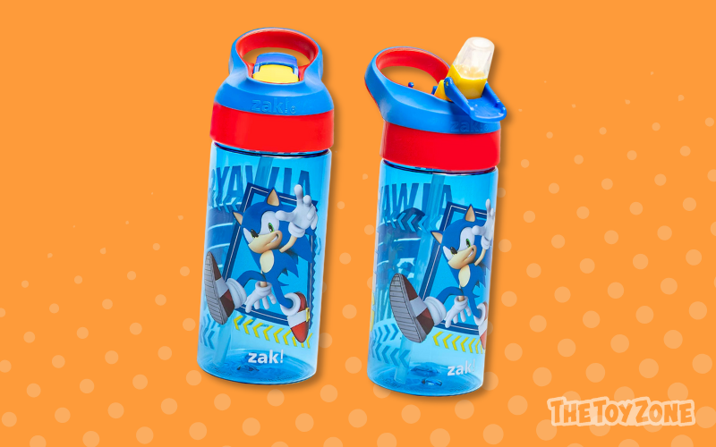 REDUCED Slightly Scratched Sonic the Hedgehog Inspired Water Bottle. Great  Idea for Kids Lunch Boxes. Can Be Personalised, Great Gift Idea. 