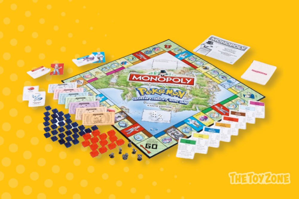 5 MONOPOLY Pokemon Kanto Edition