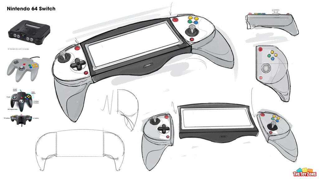 03 Sketches Nintendo 64 Switch