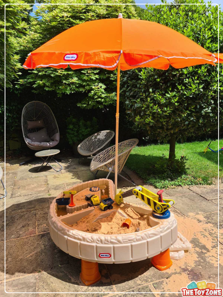 Little tikes sand and water table with umbrella on sale