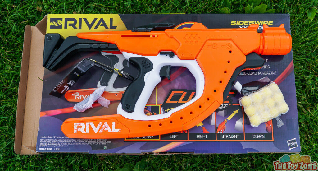 NERF- RIVAL CURVE SHOT SIDESWIPE XXI-1200 BLASTER – igabiba