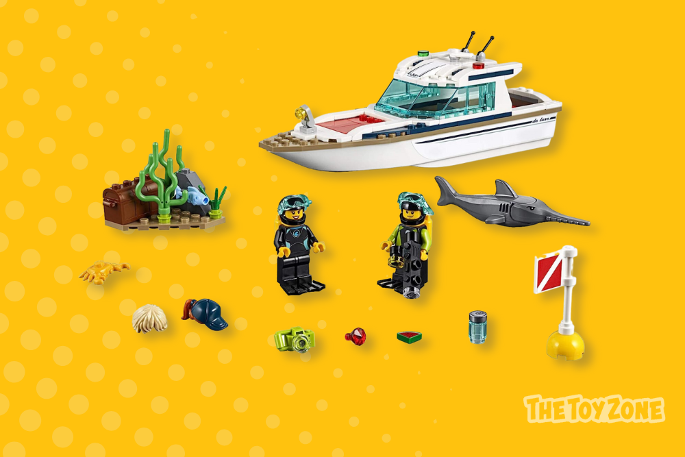 27 LEGO City Diving Yacht