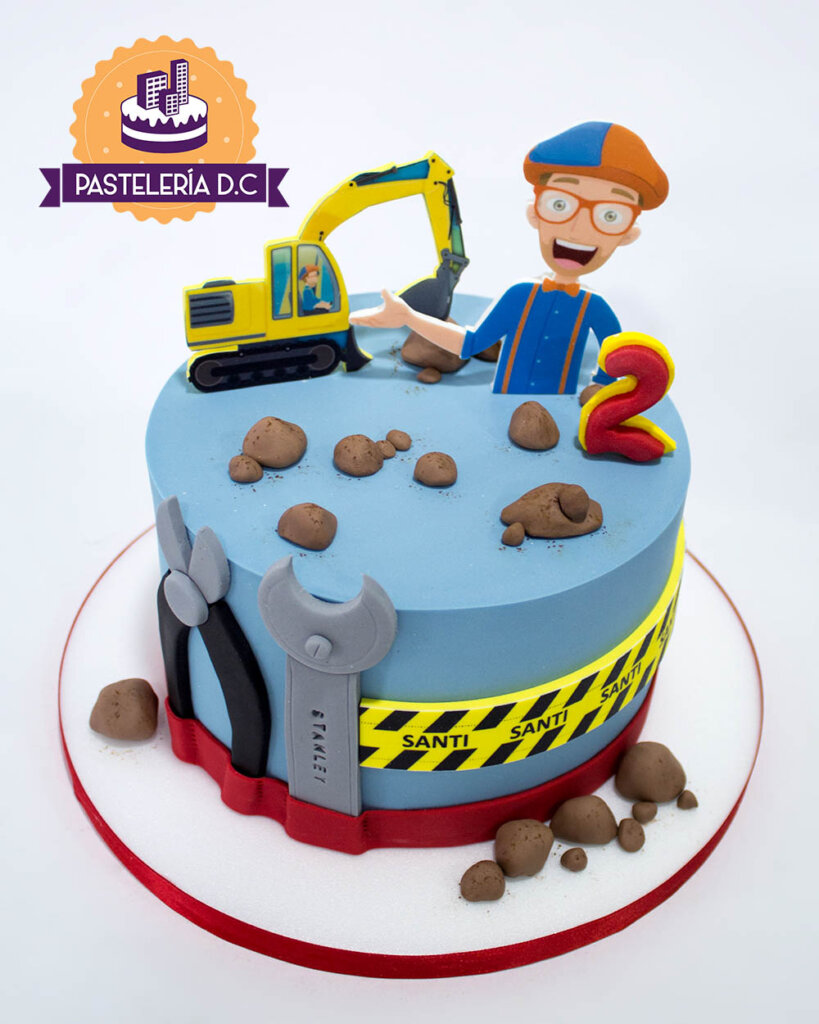 Blippi Inspired Cake - Cakey Goodness