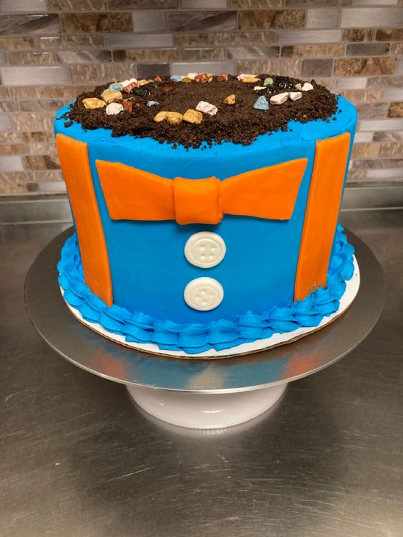 Blippi Theme Cake