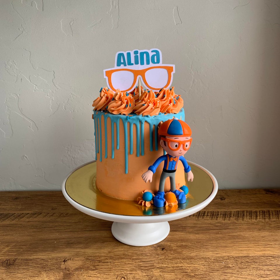 Blippi Construction Cake