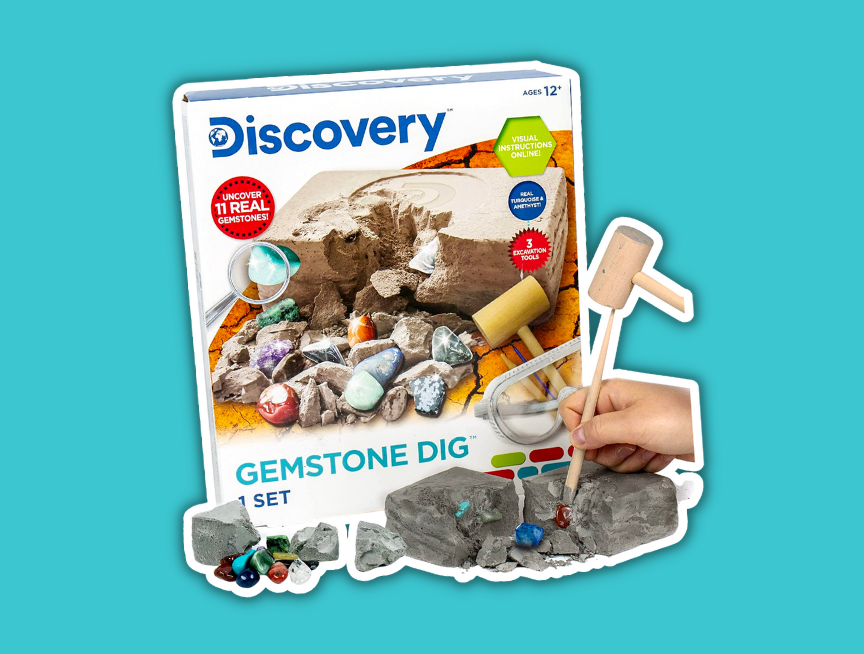 15 Discovery Kids Gemstone Dig Kit