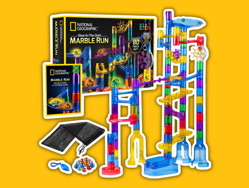 13 NATIONAL GEOGRAPHIC Glowing Marble Run