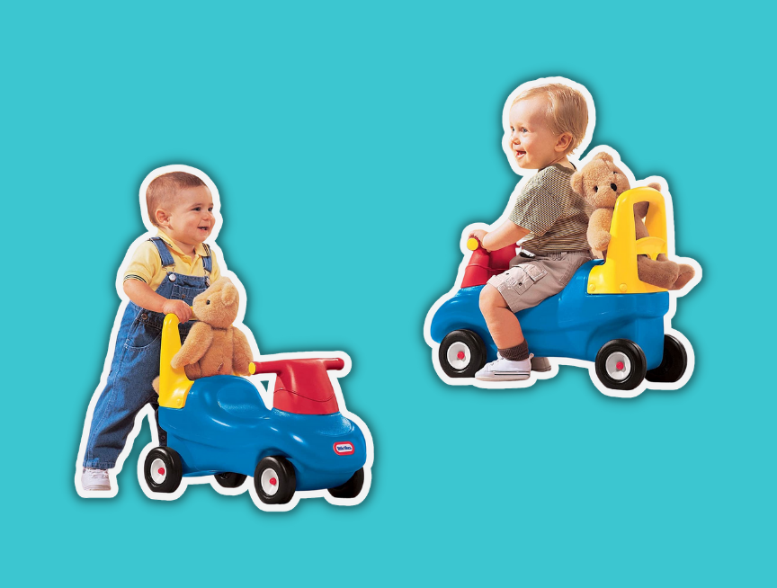 4 Little Tikes Push and Ride Racer