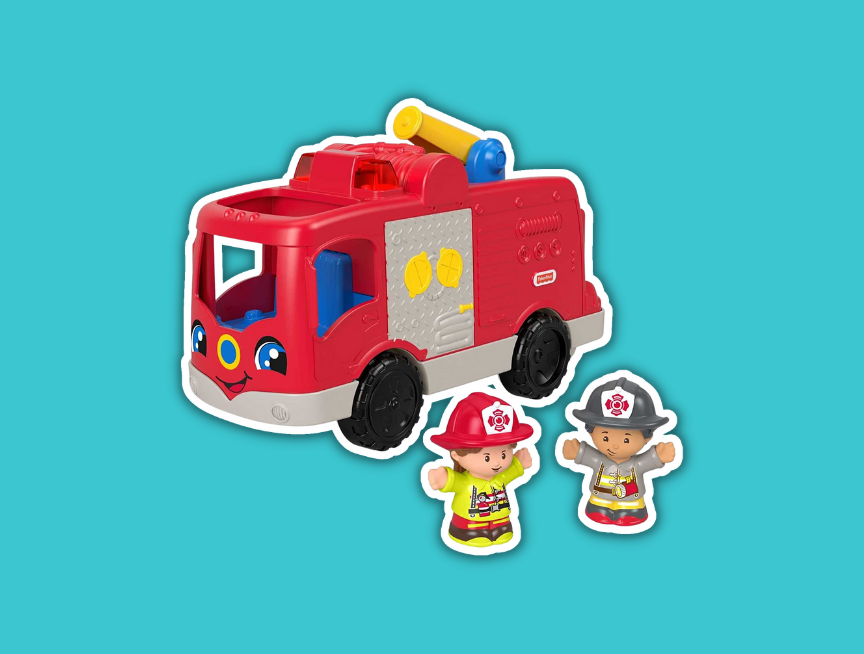 1 Fisher Price Little People Fire Truck