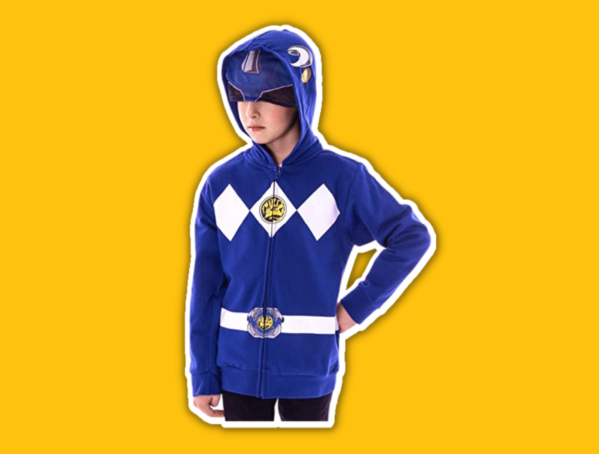 11 The Power Rangers Mesh Face Covering Hoodie