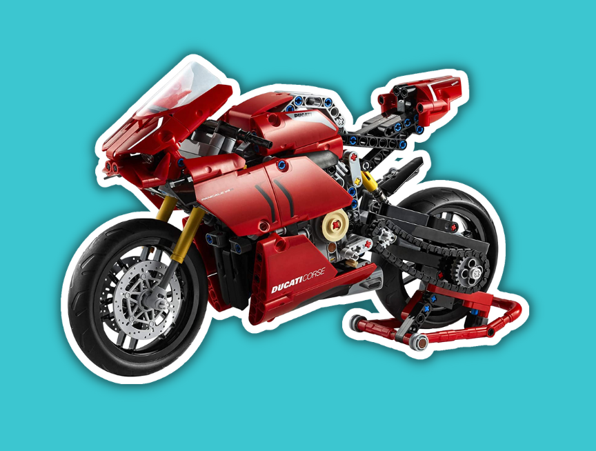 17 LEGO Technic Ducati Panigale V4 R 42107 Motorcycle Toy Building Kit