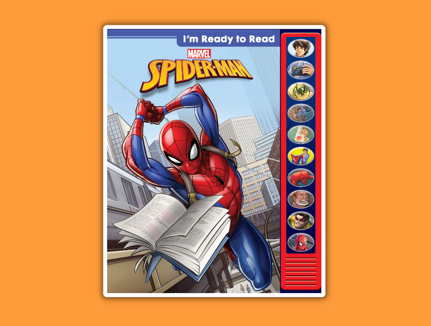 17 Marvel Im Ready to Read with Spider Man Interactive Read Along Sound Book