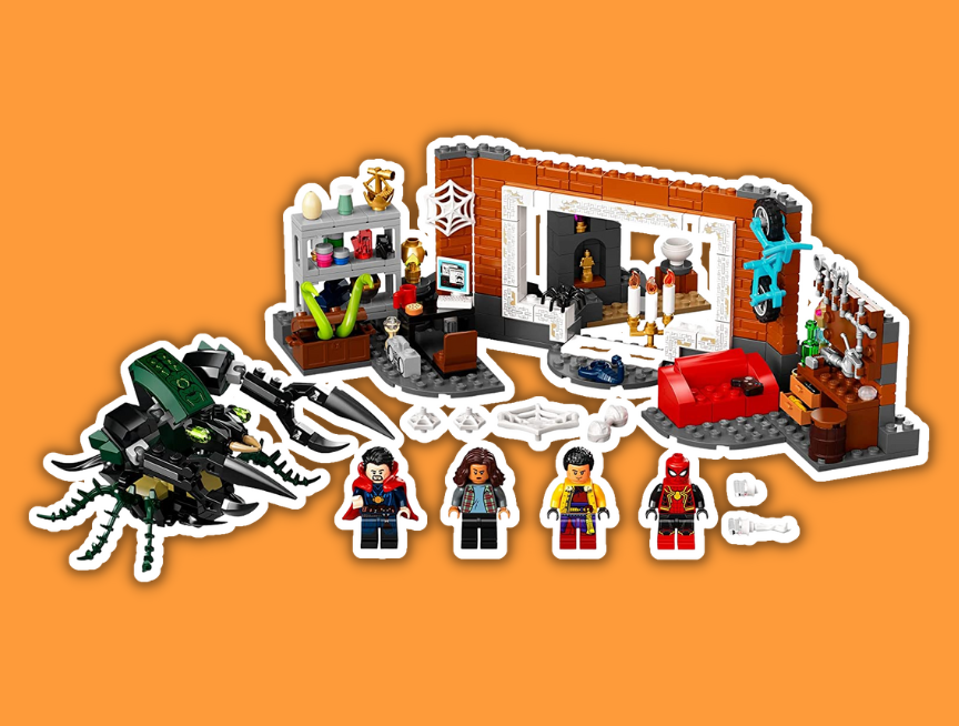 2 LEGO Marvel Spider Man at The Sanctum Workshop