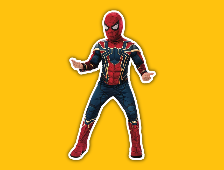 3 Rubies Childs Marvel Avengers Endgame Deluxe Iron Spider Costume