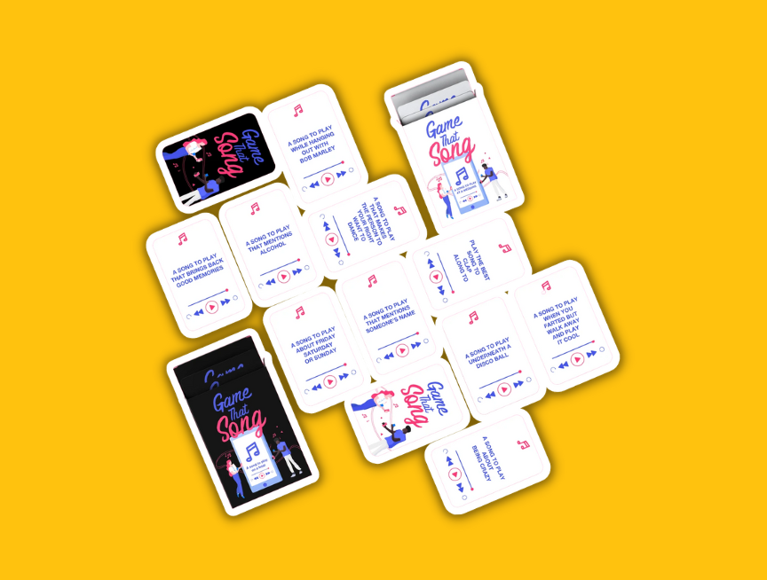 41 Game That Song Music Card Game