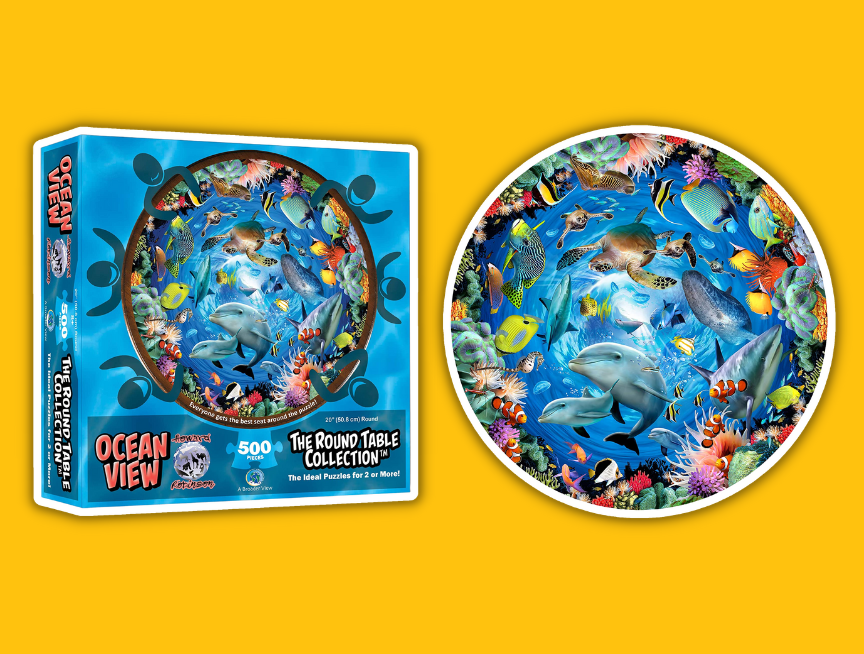 42 A Broader View Ocean View Round Table Puzzle