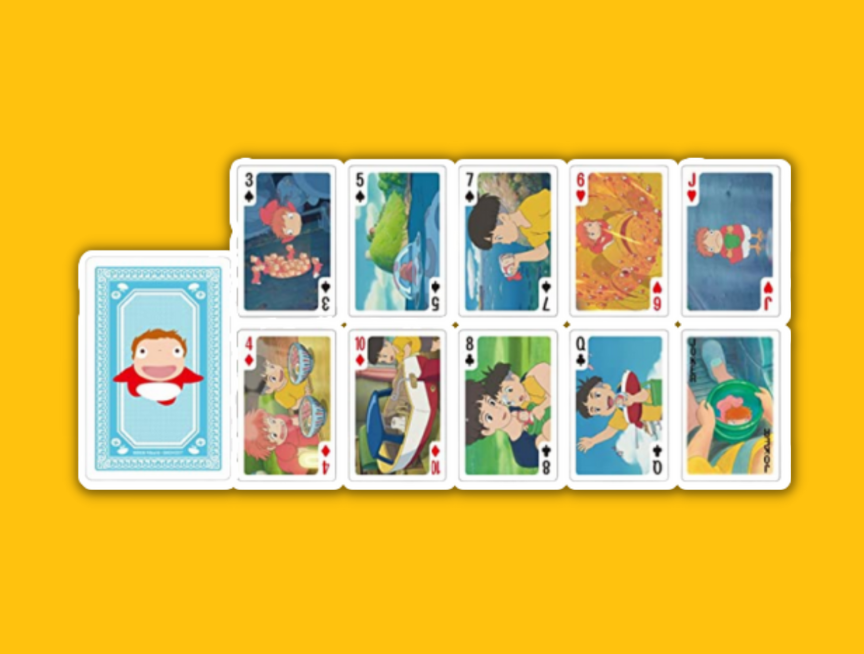 44 Ponyo Studio Ghibli Playing Cards