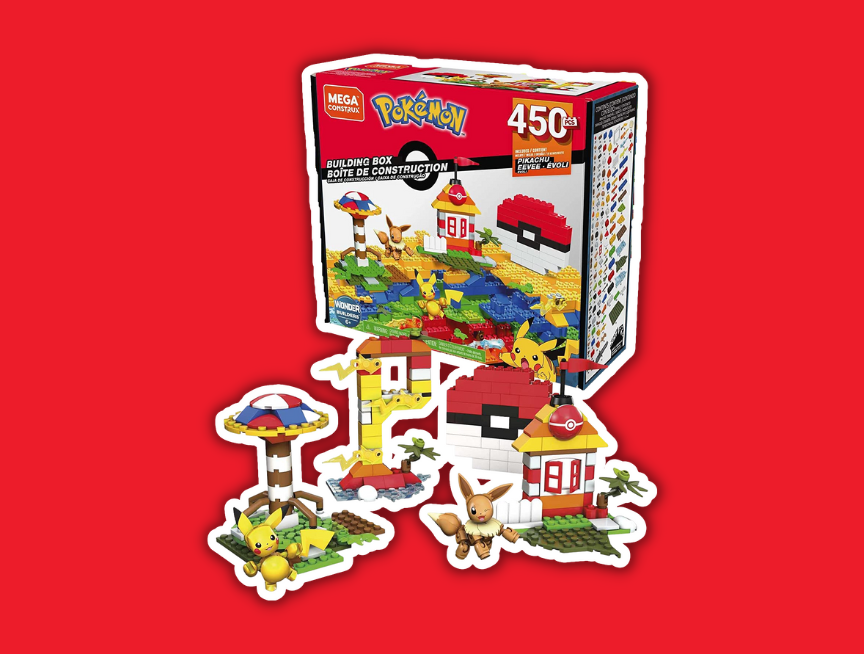 4 MEGA Pokémon Building Box Building Set