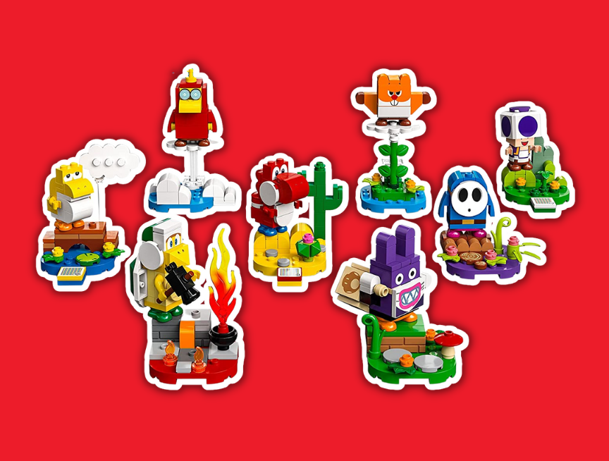 4 Super Mario Character Packs