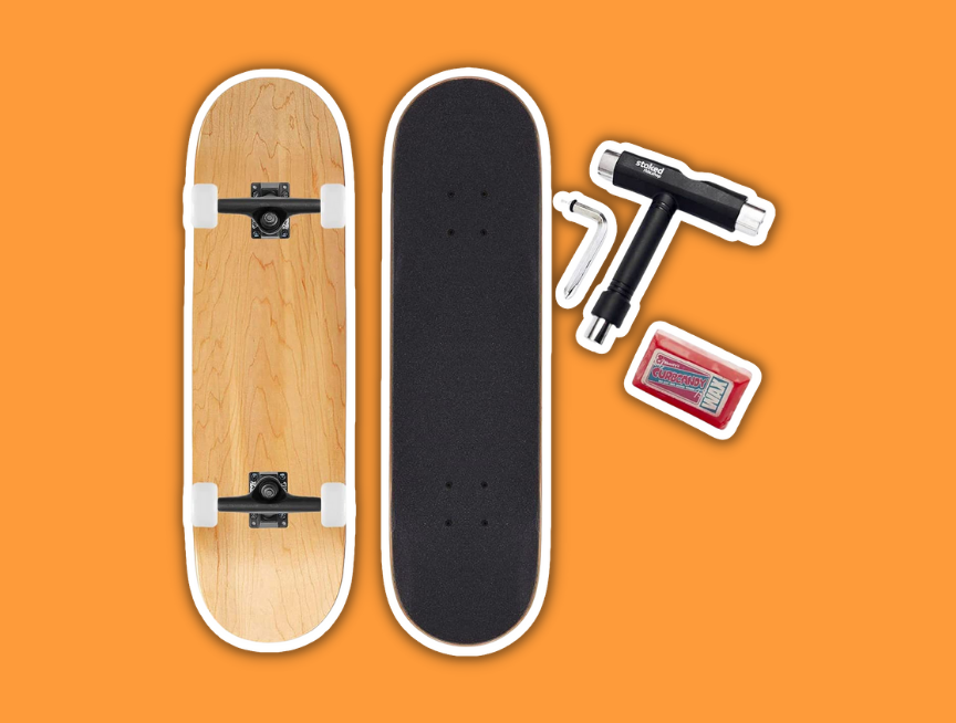 6 Stoked Ride Maple Wood Skateboard