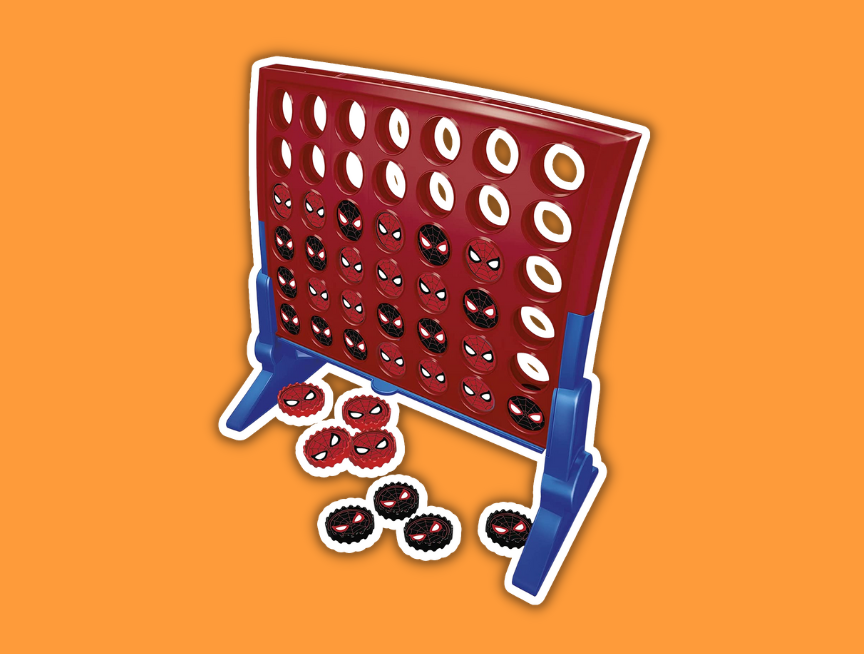 7 Connect 4 Game Marvel Spider Man Edition