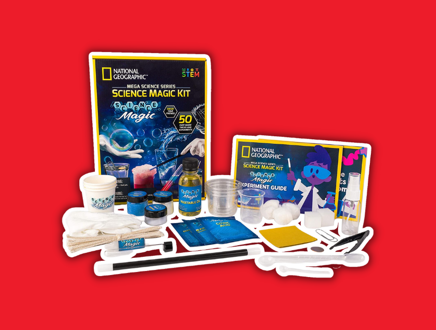 8 NATIONAL GEOGRAPHIC Science Magic Kit