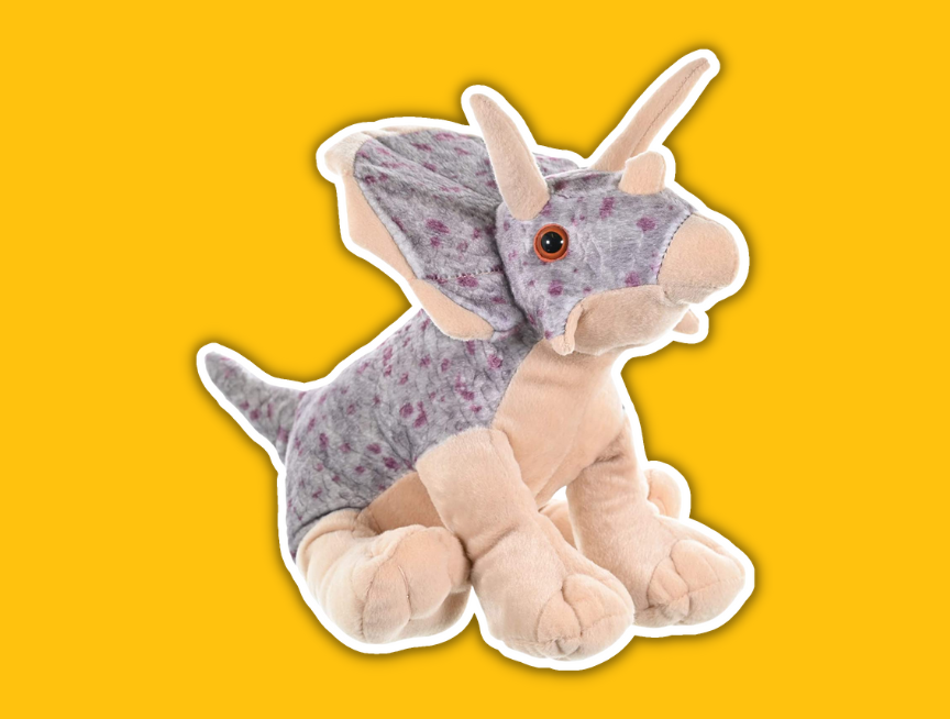 17 Wild Republic Triceratops Plush