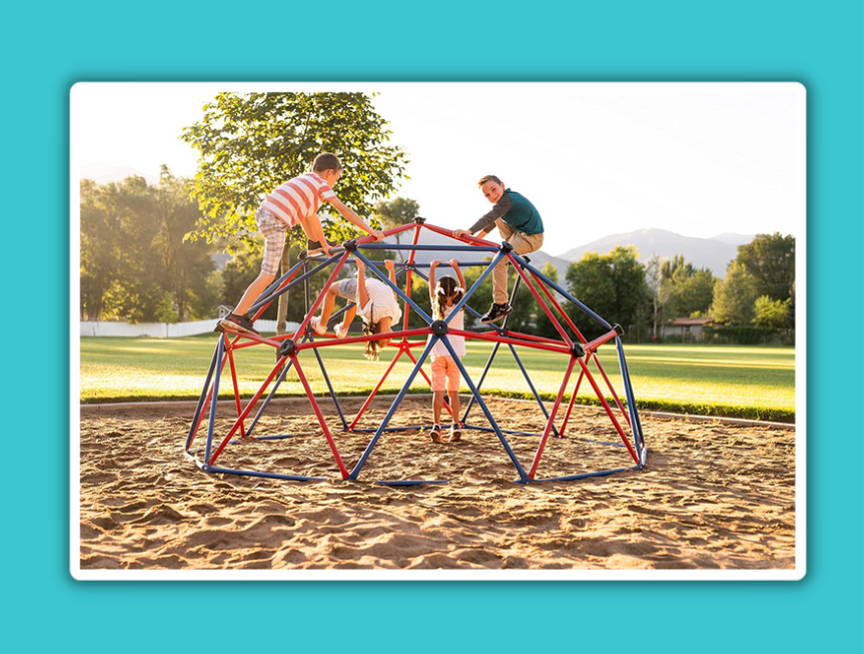 1 Lifetime Geometric Dome Climber Play Center