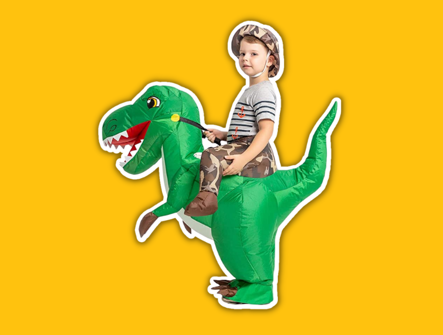 35 GOOSH Inflatable Dinosaur Rider