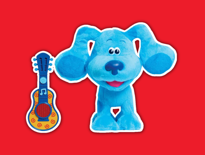 5 Blues Clues You Dance Along Blue Plush by Just Play