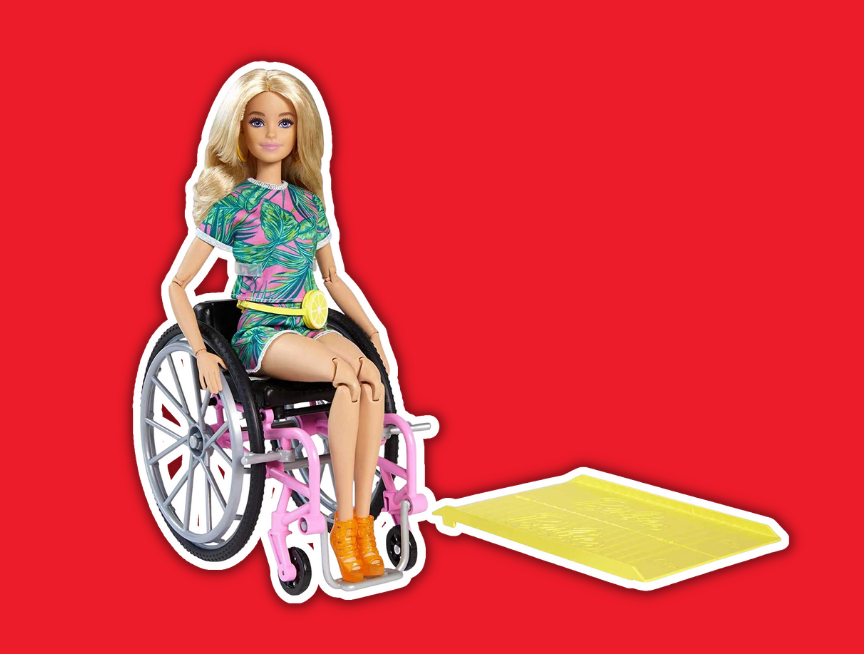 20 Barbie Fashionistas with Wheelchair