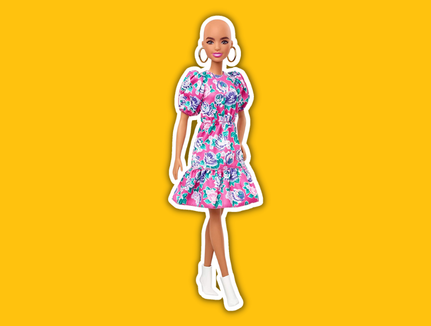 23 Barbie Fashionistas No Hair Look Doll