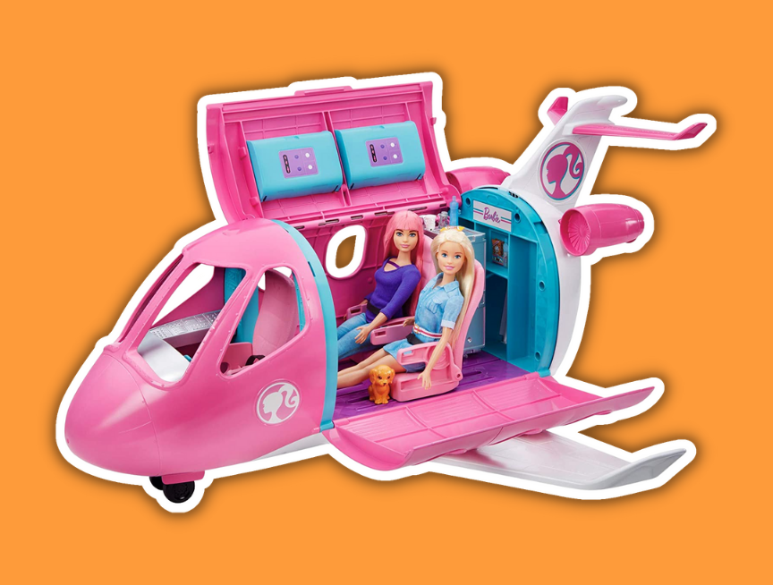 2 Barbie Dreamplane Playset