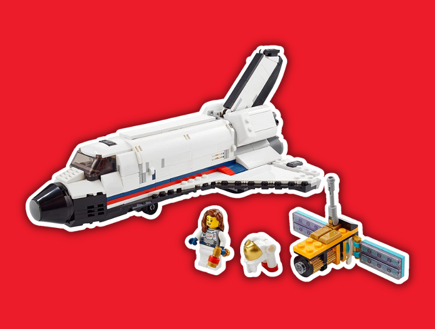 34 LEGO Creator 3in1 Space Shuttle Adventure 31117