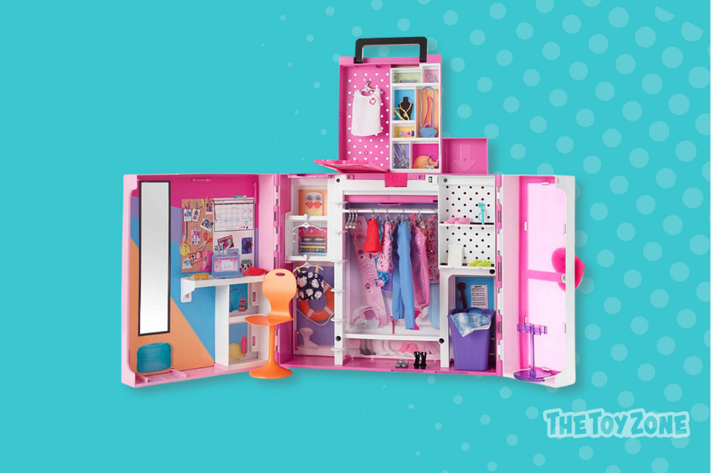 Barbie Fashionistas Ultimate Closet with Clothing and Accessories