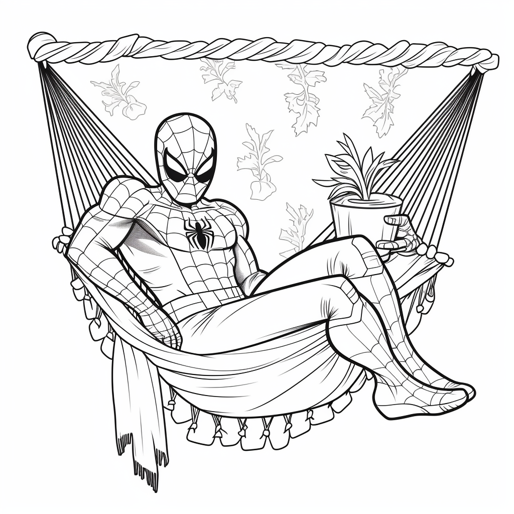 spider man coloring images