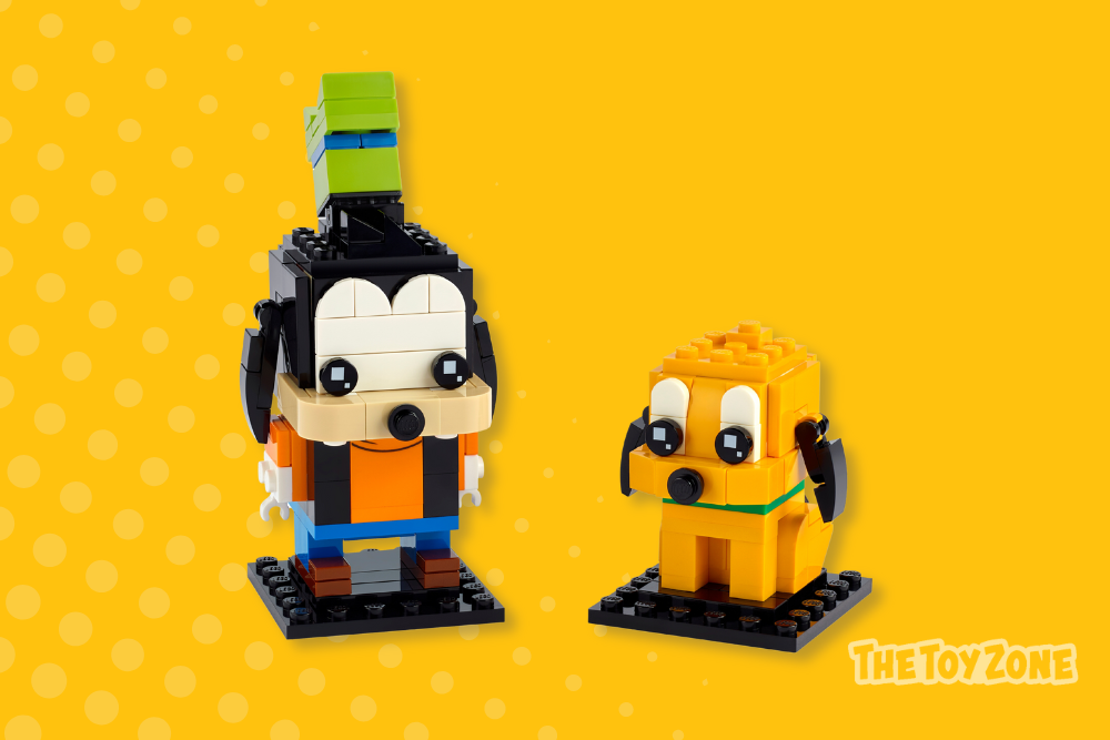 19 LEGO Disney BrickHeadz Pluto Goofy Set 40378