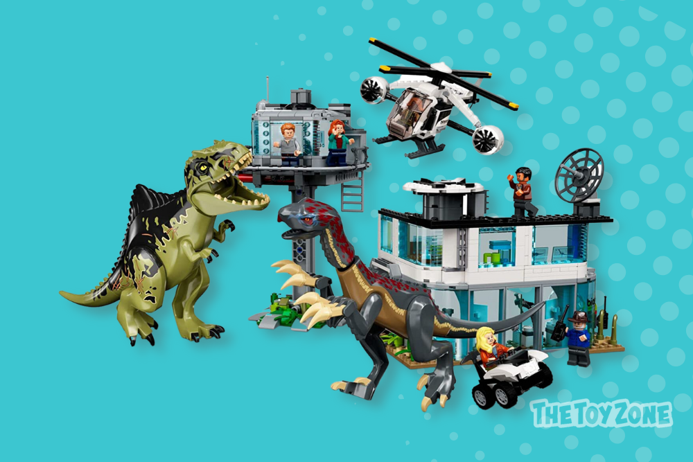 41 LEGO Jurassic World Giganotosaurus Therizinosaurus Attack 76949