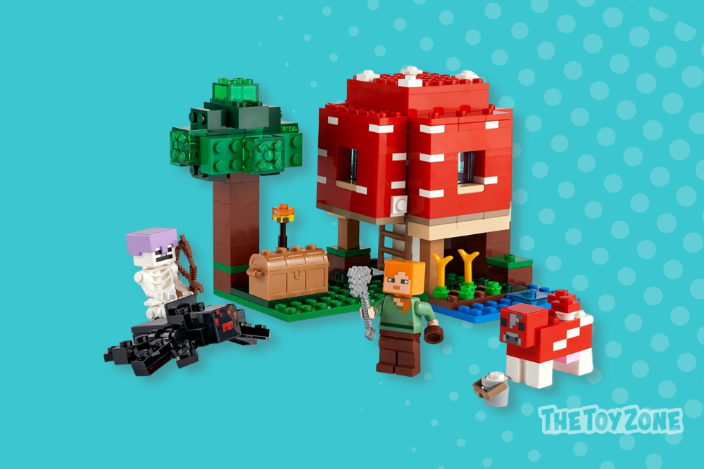 5 LEGO Minecraft The Mushroom House 21179