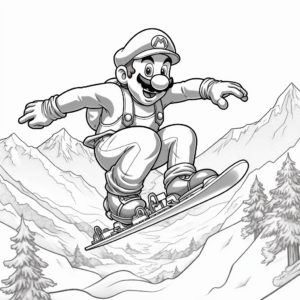 20 Awesome Super Mario Bros Coloring Pages - TheToyZone