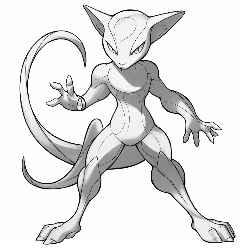 Pokemon Mewtwo Coloring Pages – Through the thousand photographs on the web  in relation to poke…