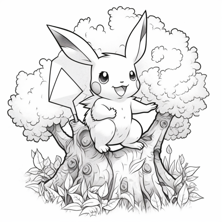 Electric Dreams: 21 Vibrant Pikachu Coloring Pages - TheToyZone