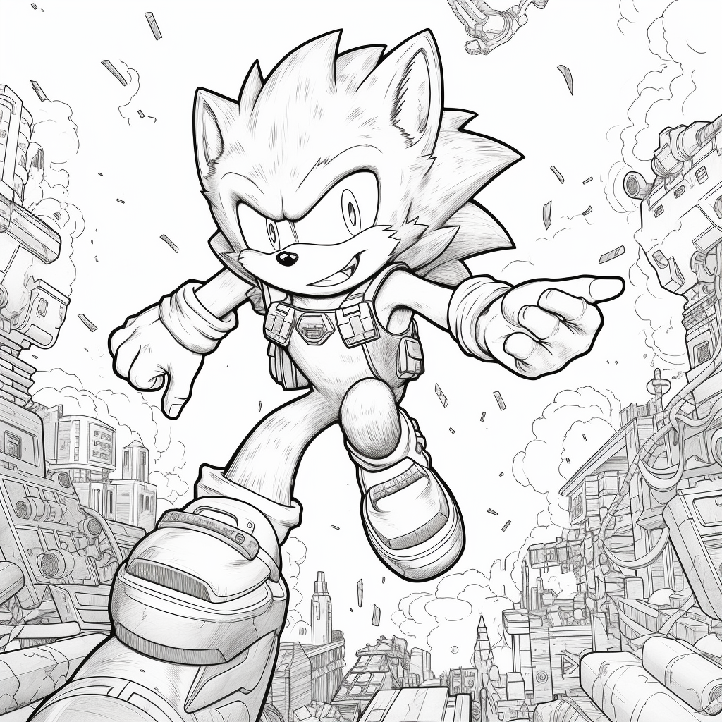 silver- /- sonic  Coloring pages for boys, Hedgehog colors