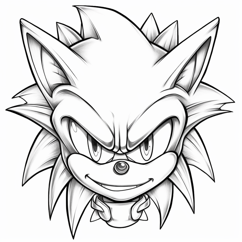 Sonic the hedgehog face