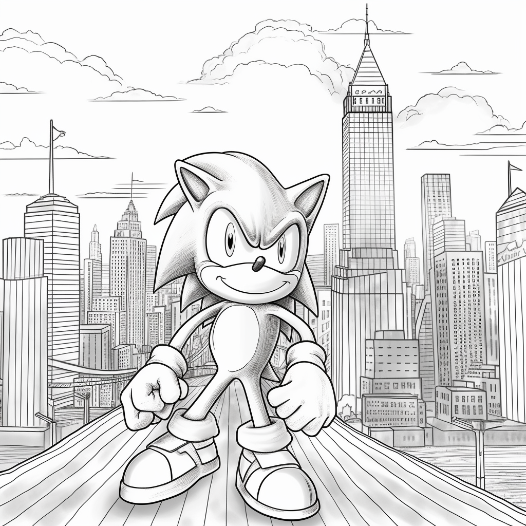 Sonic the hedgehog in NYC