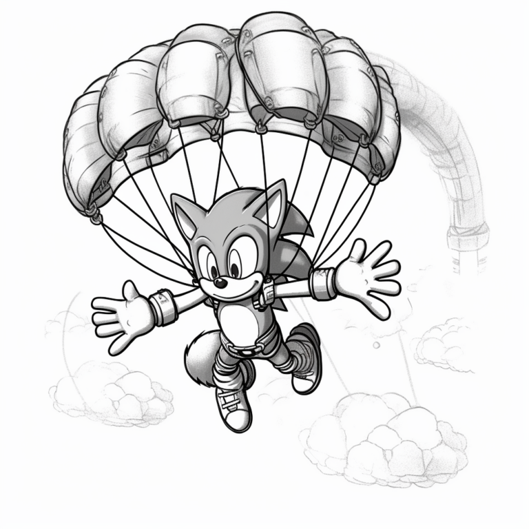 Speed into Adventure: 21 Sonic the Hedgehog Coloring Pages - TheToyZone