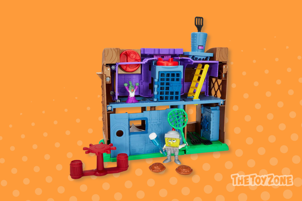 10 Imaginext Spongebob Transforming Krusty Krab Kastle Playset