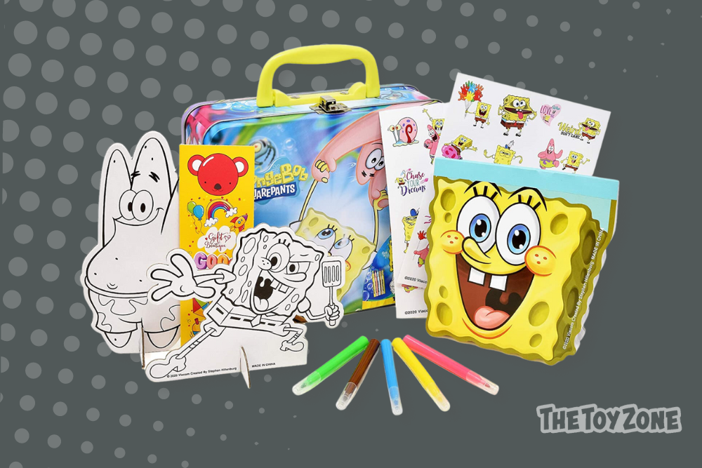 24 SpongeBob Squarepants Coloring and Activity Tin Box